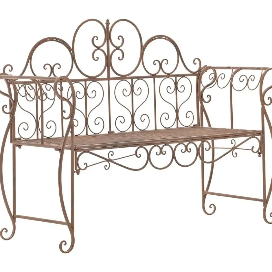 CLP Tuinbank Minna 128 cm - antiek bruin