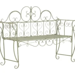 CLP Tuinbank Minna 128 cm - antiek/groen