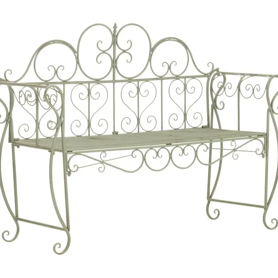CLP Tuinbank Minna 128 cm - antiek/groen