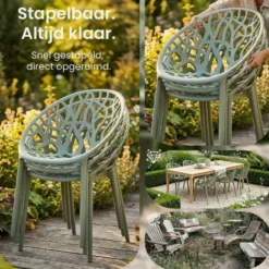 CLP Tuinstoel Hope Kunststof - olijf