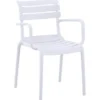 CLP Tuinstoel Joliya Kunststof - wit