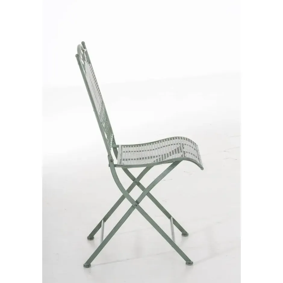 CLP Tuinstoel Kiran Metaal - antiek/groen