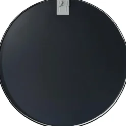 CLP Wandspiegel Elsie rond - Metaal - zwart - 80cm
