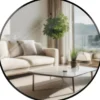 CLP Wandspiegel Elsie rond - Metaal - zwart - 60cm