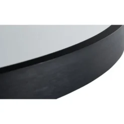 CLP Wandspiegel Elsie rond - Metaal - zwart - 60cm