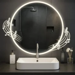 CLP Wandspiegel Laconia rond - Glas - helder/glas