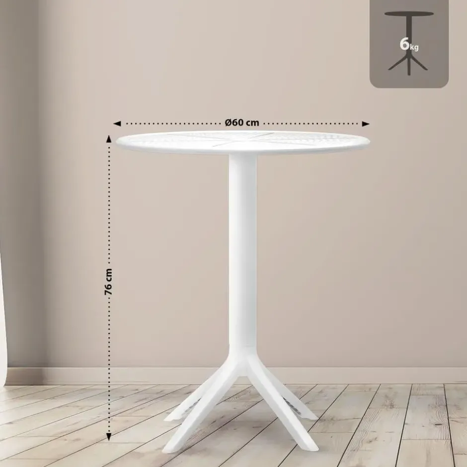 CLP zitgroep 2 stoelen Hoscana Kunststof - wit