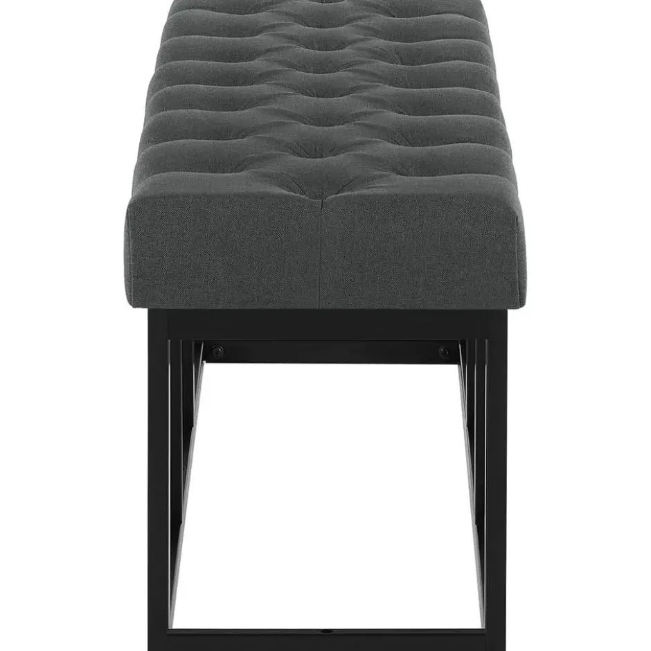 CLP 2-zits Bankje Amun 120 cm - donkergrijs