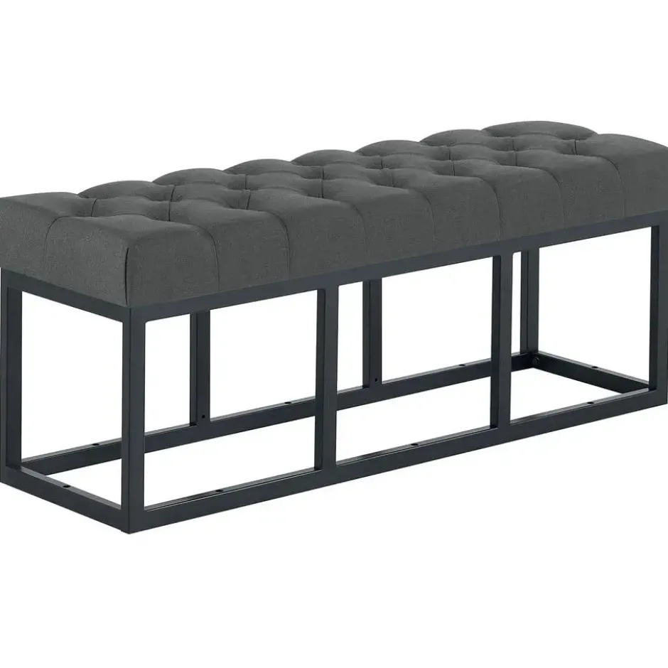 CLP 2-zits Bankje Amun 120 cm - donkergrijs