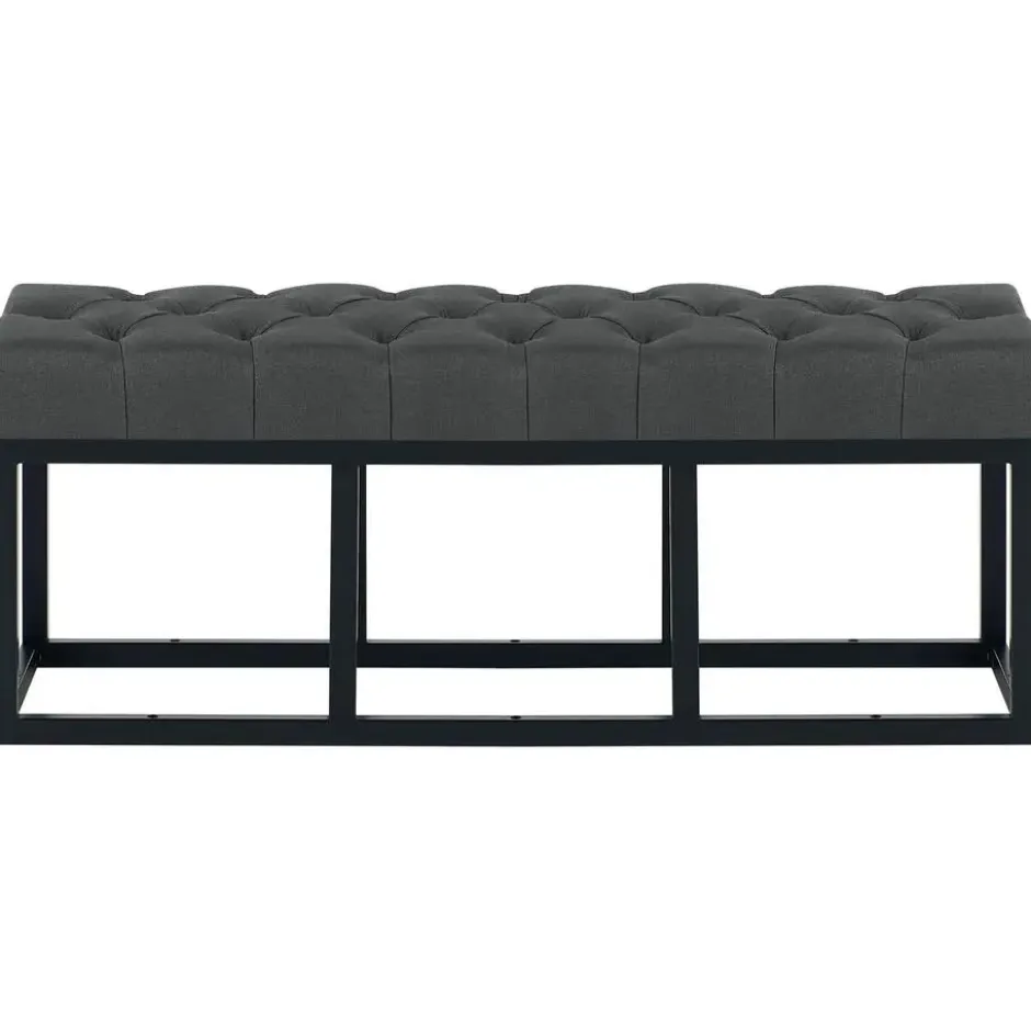 CLP 2-zits Bankje Amun 120 cm - donkergrijs