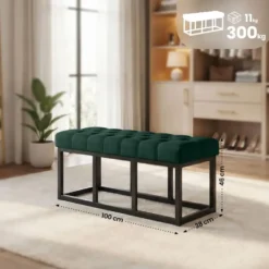CLP 2-zits Bankje Amun 100 cm - groen