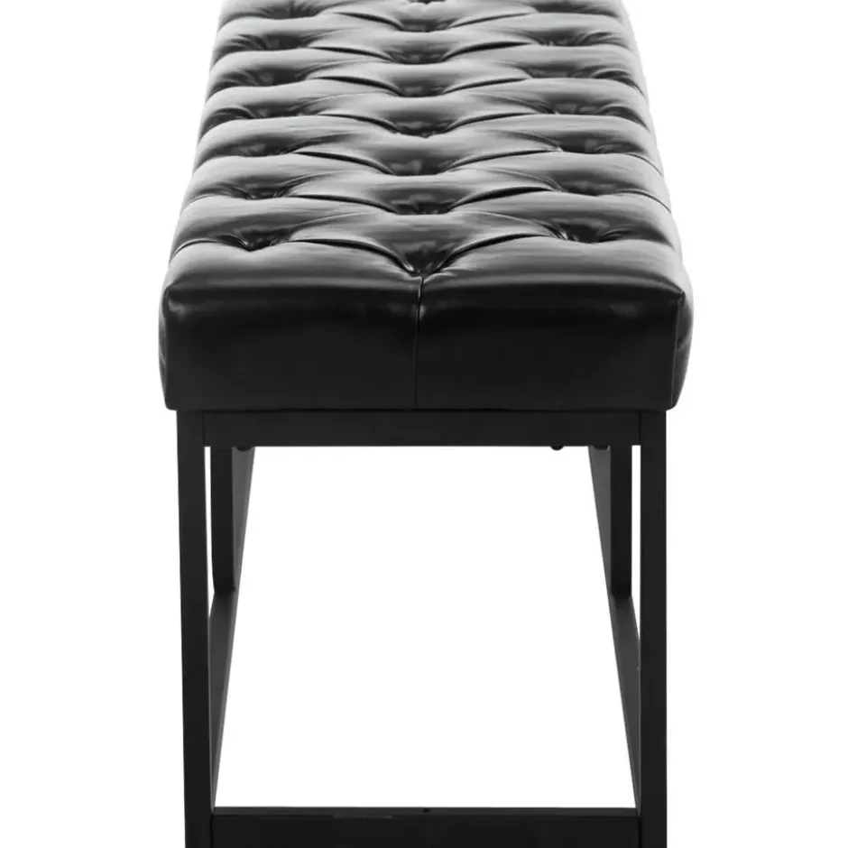 CLP 2-zits Bankje Amun 100 cm - zwart