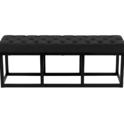 CLP 2-zits Bankje Polson 120 cm - zwart