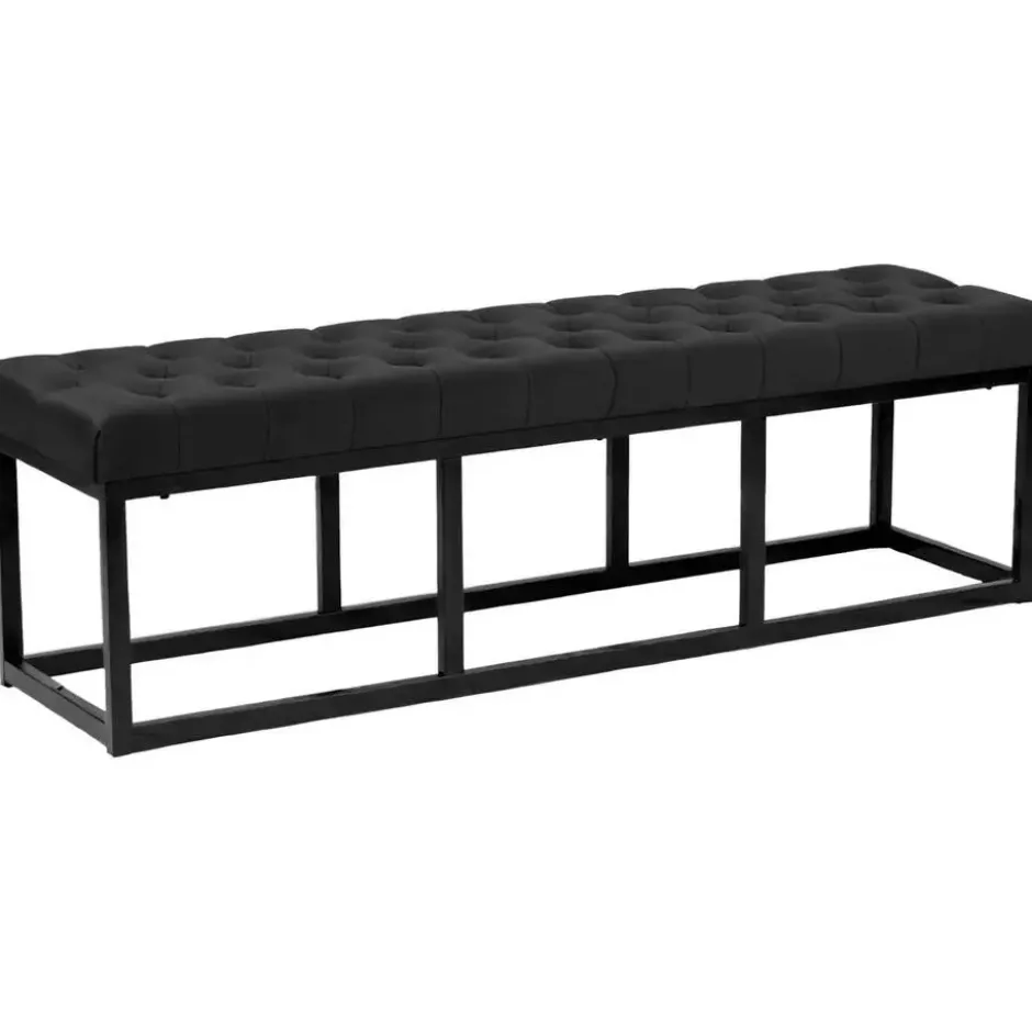 CLP 2-zits Bankje Polson 150 cm - zwart