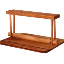 CM Servettenhouder - hout - bruin - 21 x 17 x 12 cm