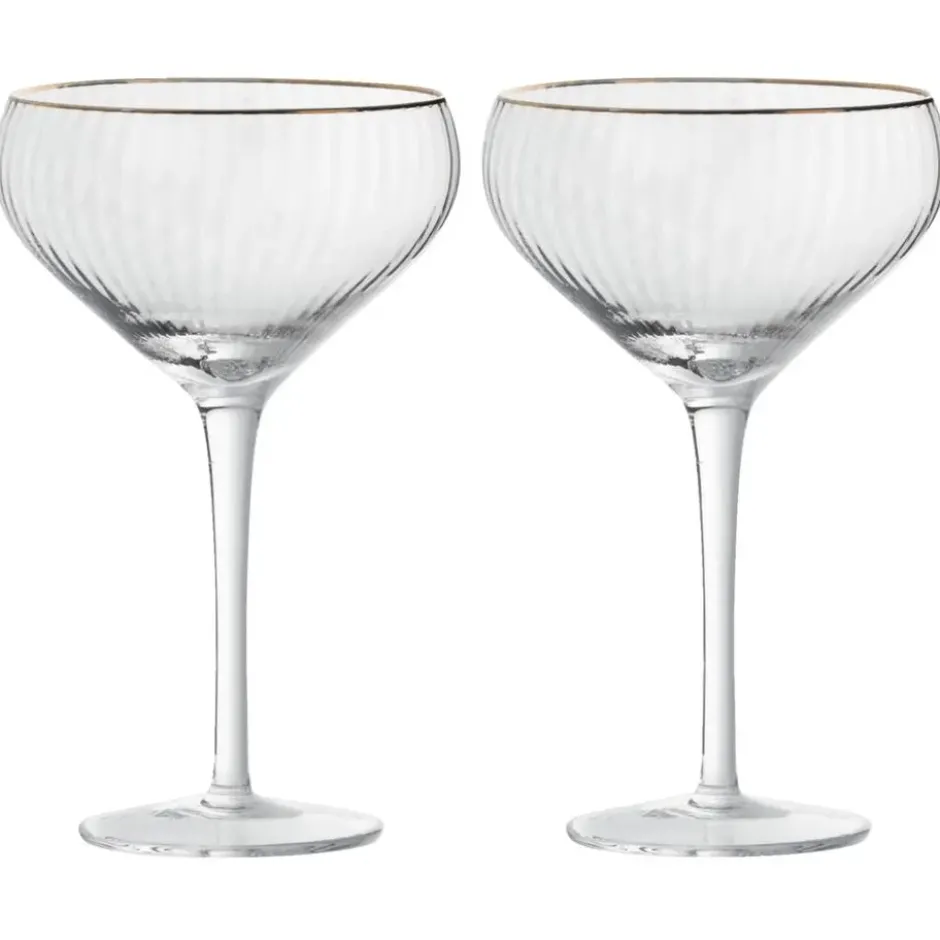 Cocktailglazen Camille - transparant - 280 ml - 2 stuks