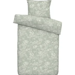 Comfort dekbedovertrek Tamira - groen - 140x200/220 cm