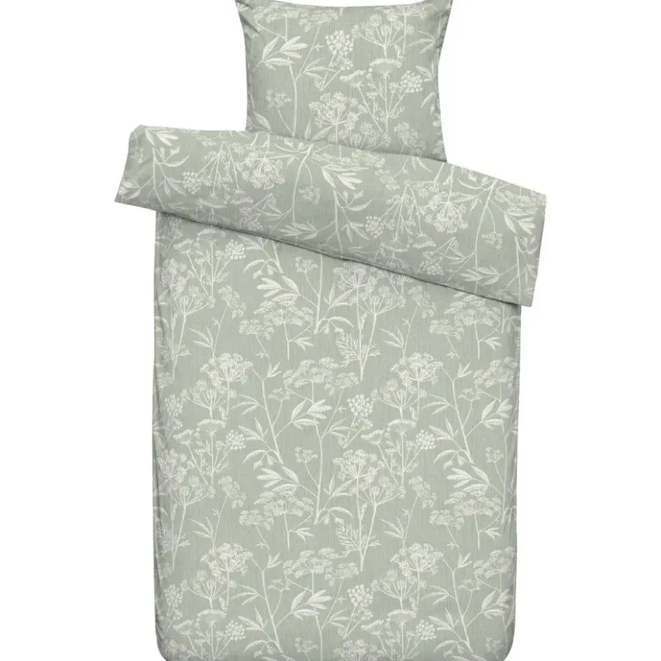 Comfort dekbedovertrek Tamira - groen - 140x200/220 cm