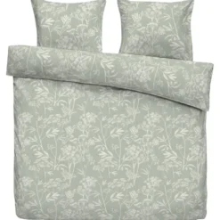 Comfort dekbedovertrek Tamira - groen - 200x200/220 cm