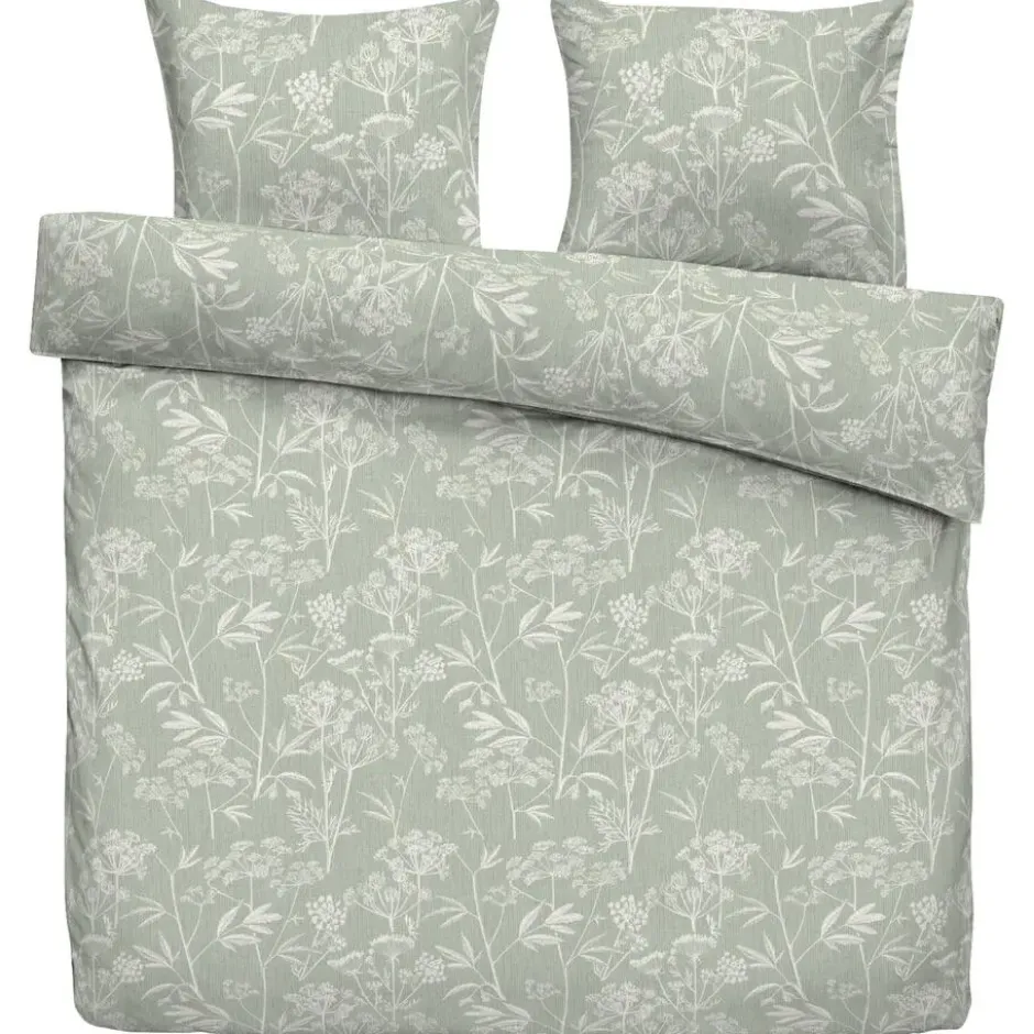 Comfort dekbedovertrek Tamira - groen - 200x200/220 cm