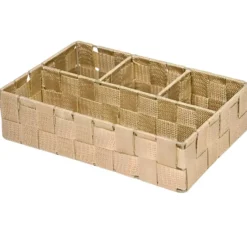 Concorde Opbergmanden - 4 vaks - bruin - organizer - ondermode