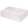 Concorde Opbergmanden - 4 vaks - wit - organizer - ondermode