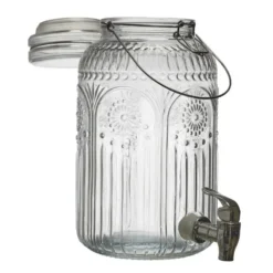 Cook Concept Drankdispenser met kraantje - 4.0L - glas - 30 cm