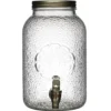 Cook Concept Drankdispenser met kraantje - 3.8L - glas - 26 cm