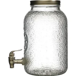 Cook Concept Drankdispenser met kraantje - 3.8L - glas - 26 cm
