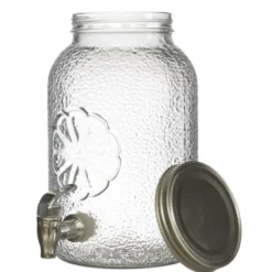 Cook Concept Drankdispenser met kraantje - 3.8L - glas - 26 cm