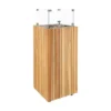 Cosi Fires Cosipillar square sfeerhaard - teak
