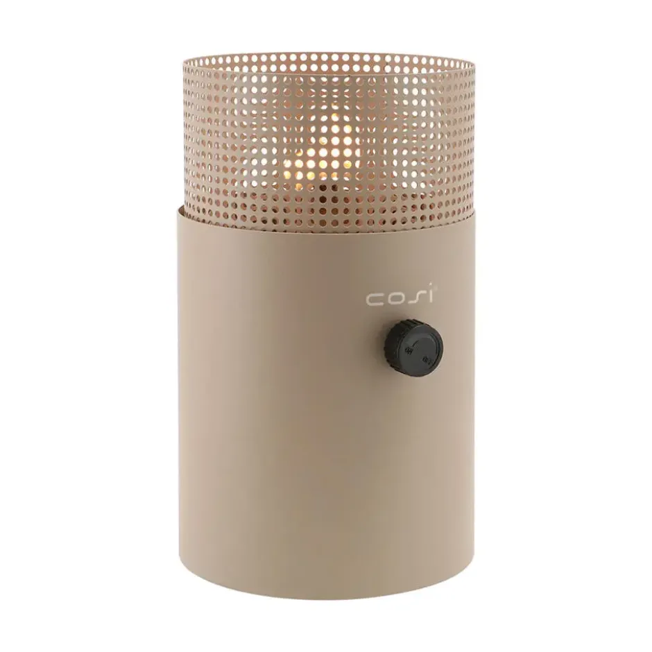 Cosi Fires Cosiscoop Dot gaslantaarn Ø16 x 27 cm- sandy beige