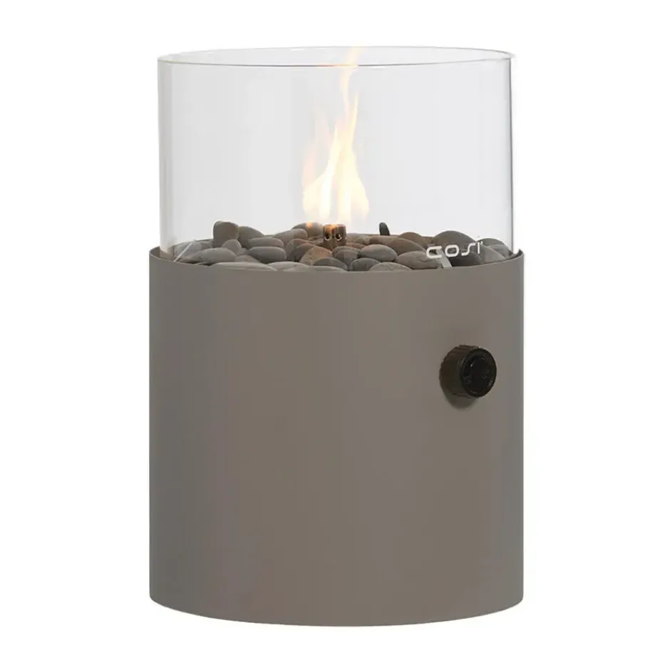 Cosi Fires Cosiscoop XL gaslantaarn Ø 20,5 x 30 cm - clay