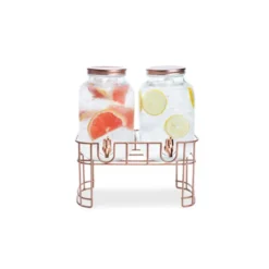 Cosy&Trendy Sapdispenser set op standaard - 2x 3,5 liter