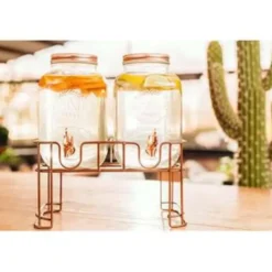 Cosy&Trendy Sapdispenser set op standaard - 2x 3,5 liter