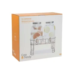 Cosy&Trendy Sapdispenser set op standaard - 2x 3,5 liter