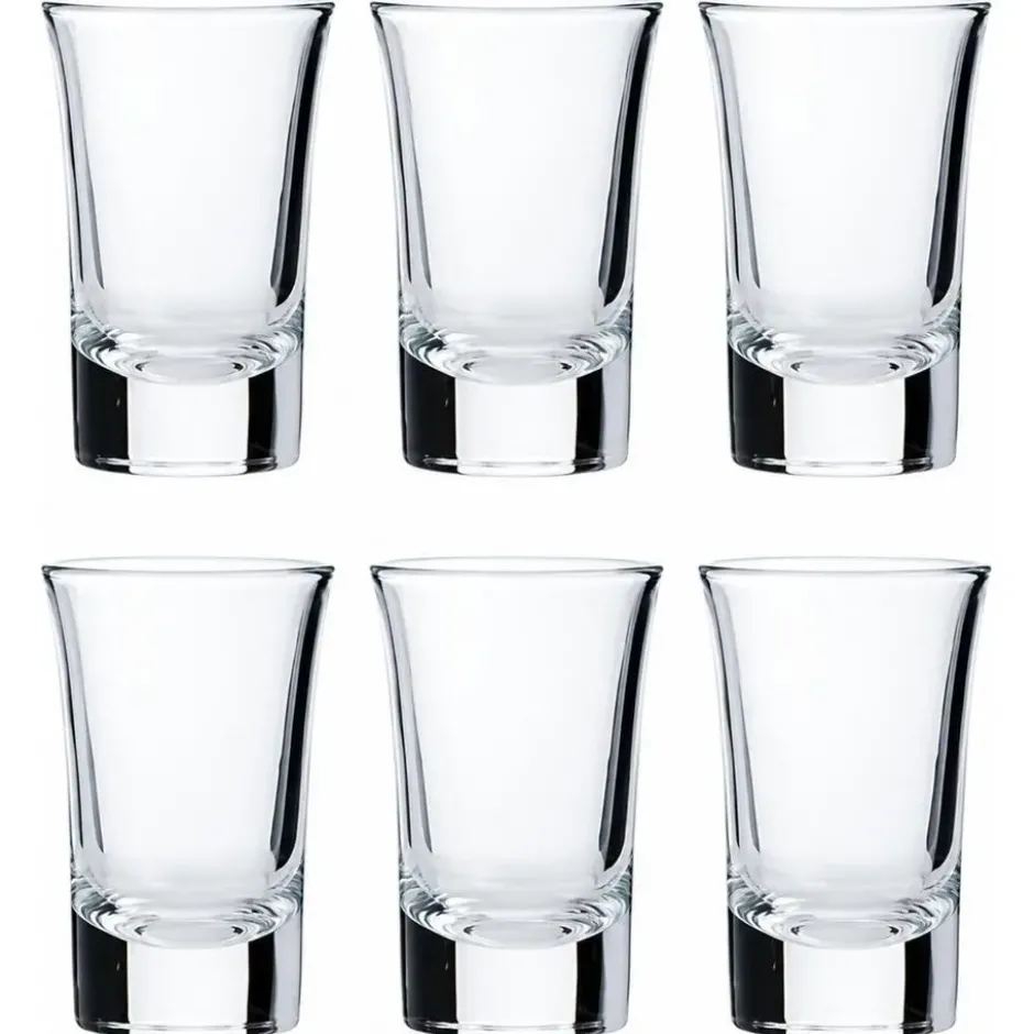 Cosy & Trendy Shotglazen - 6x stuks - glas - 35 ml