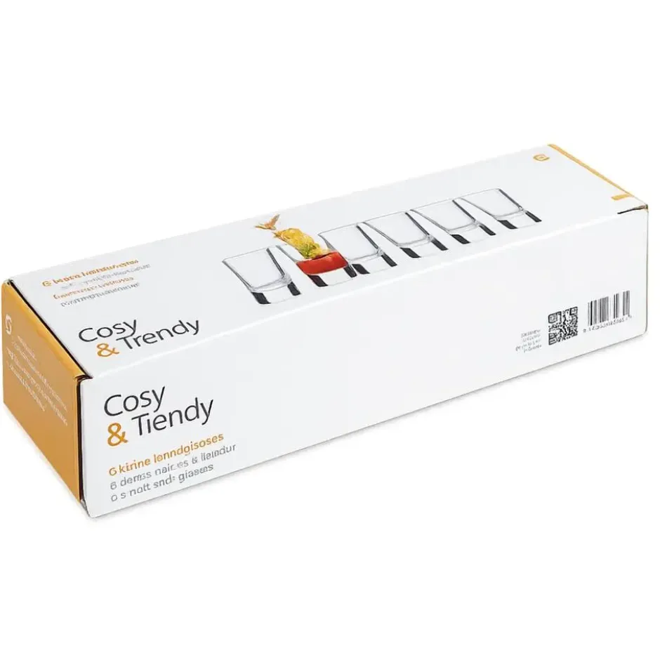 Cosy & Trendy Shotglazen - 6x stuks - glas - 35 ml