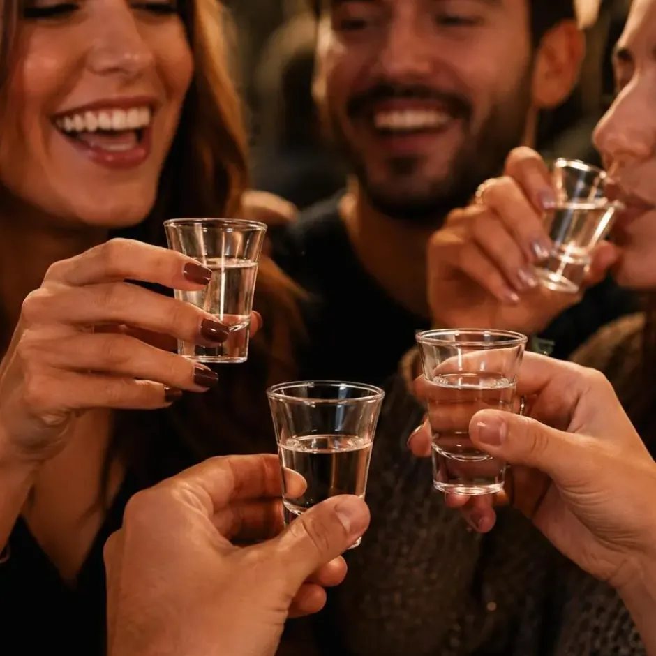 Cosy & Trendy Shotglazen - 6x stuks - glas - 35 ml