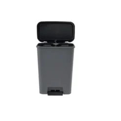 Curver Compatta Duo Prullenbak 23L+23L - Grijs/Zwart