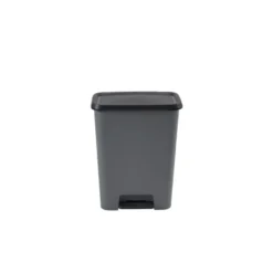 Curver Compatta Prullenbak 50L - Grijs/Zwart