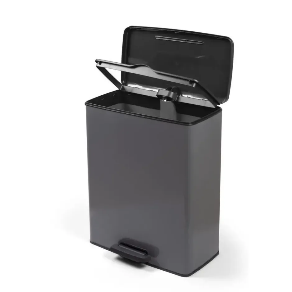 Curver Decobin Prullenbak - 65L - Rechthoekig - Cool Grey