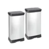 Curver Decobin Prullenbak - 50L - 2 stuks - Metallic