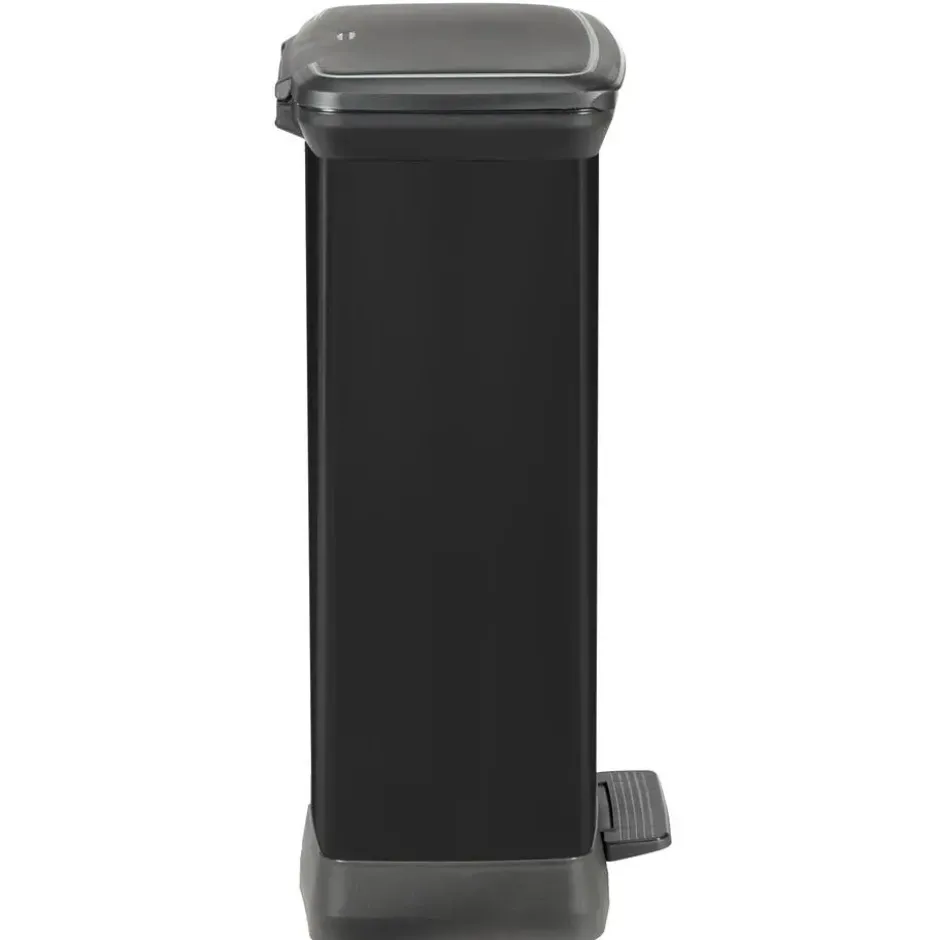 Curver Decobin Prullenbak- 50L - 39x29x72 cm - Zwart