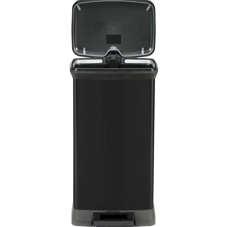 Curver Decobin Prullenbak- 50L - 39x29x72 cm - Zwart