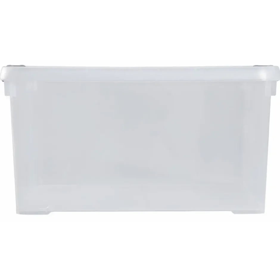 Curver Handy+ Opbergbox - 35L - 3 stuks - Transparant met deksel
