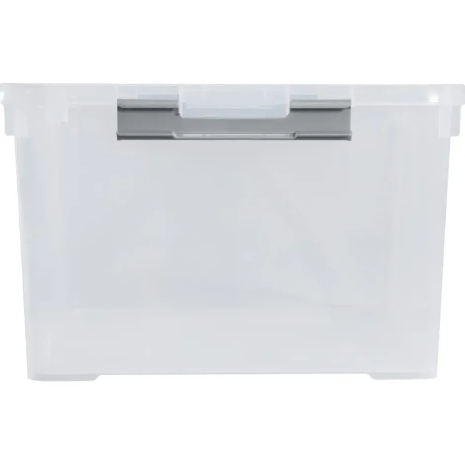 Curver Handy+ Opbergbox - 35L - 3 stuks - Transparant met deksel