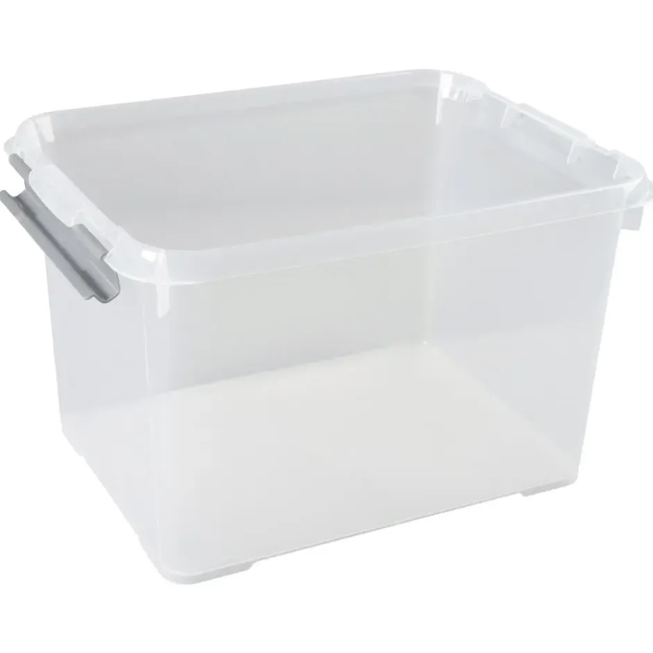 Curver Handy+ Opbergbox - 20L - 3 stuks - Transparant met deksel
