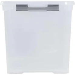 Curver Handy+ Opbergbox - 65L - 2 stuks - Transparant met deksel