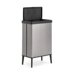 Curver Verto High 54L prullenbak - Grijs - 44x27x69cm